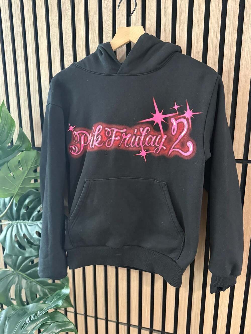 Nicki Minaj Pink Friday 2 Airbrush Hoodie Black
